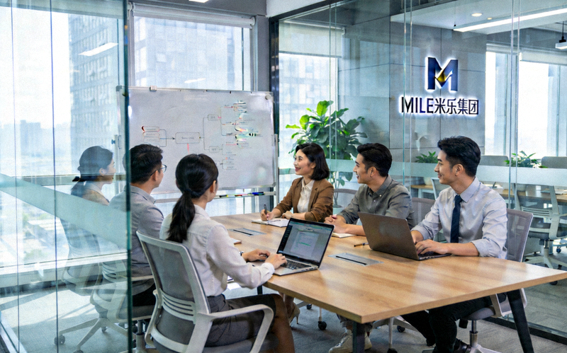 MILE米乐集团现代化办公环境与团队协作场景